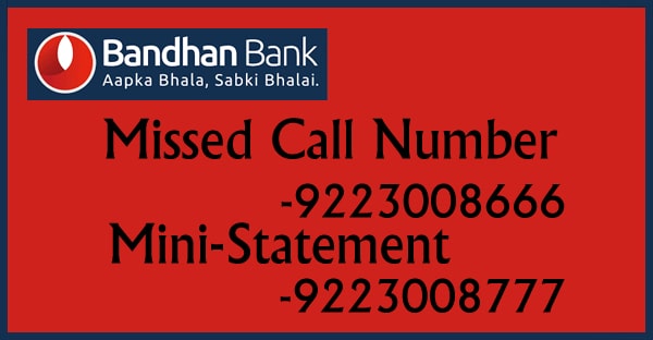 How to Check Bandhan Bank Account Balance? call, SMS, etc.