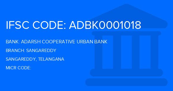 Adarsh Cooperative Urban Bank Sangareddy Branch IFSC Code