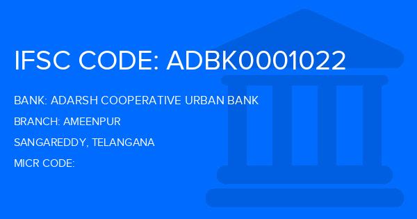 Adarsh Cooperative Urban Bank Ameenpur Branch IFSC Code