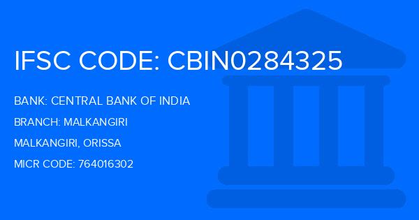 Central Bank Of India (CBI) Malkangiri Branch IFSC Code