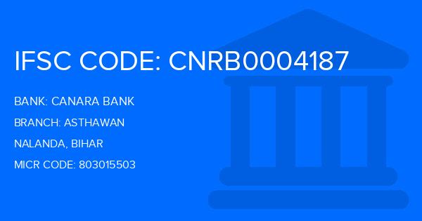 Canara Bank Asthawan Branch IFSC Code