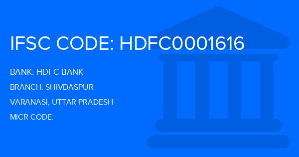 Hdfc Bank Shivdaspur Branch IFSC Code