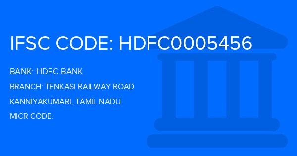 Hdfc Bank Tenkasi Railway Road Branch IFSC Code