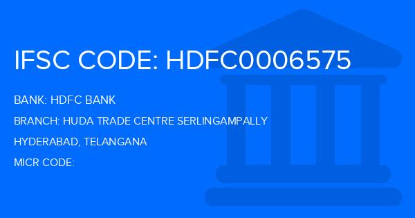 Hdfc Bank Huda Trade Centre Serlingampally Branch IFSC Code