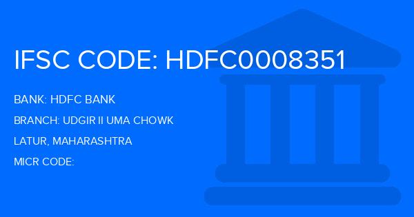 Hdfc Bank Udgir Ii Uma Chowk Branch IFSC Code