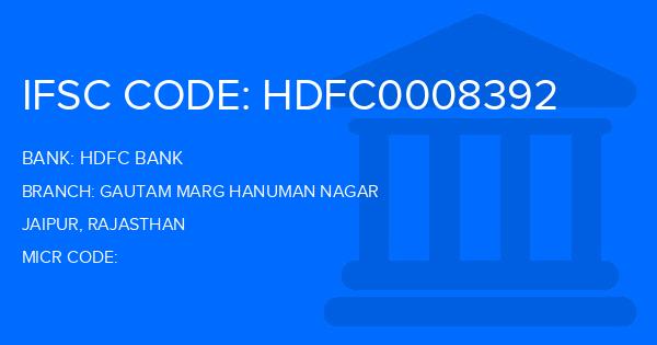 Hdfc Bank Gautam Marg Hanuman Nagar Branch IFSC Code