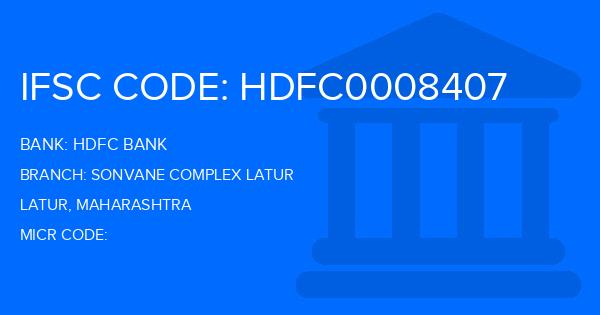 Hdfc Bank Sonvane Complex Latur Branch IFSC Code