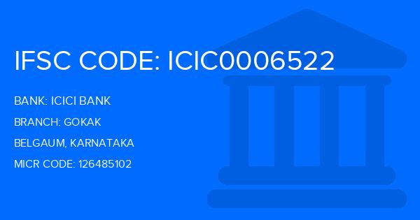 Icici Bank Gokak Branch IFSC Code