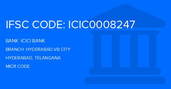 Icici Bank Hyderabad Vb City Branch IFSC Code