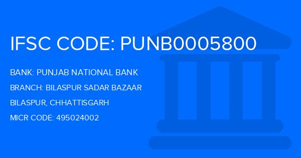 Punjab National Bank (PNB) Bilaspur Sadar Bazaar Branch IFSC Code