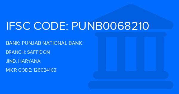 Punjab National Bank (PNB) Saffidon Branch IFSC Code