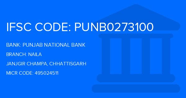 Punjab National Bank (PNB) Naila Branch IFSC Code