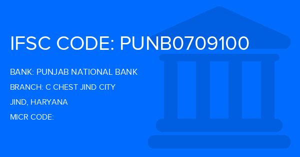 Punjab National Bank (PNB) C Chest Jind City Branch IFSC Code