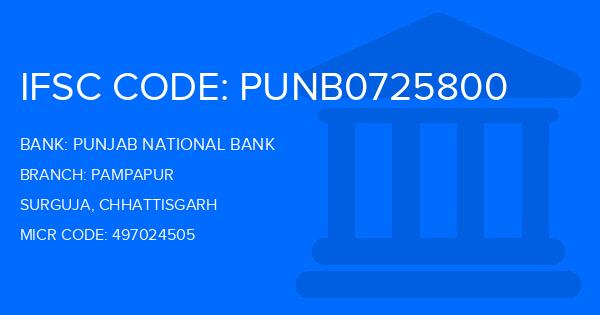 Punjab National Bank (PNB) Pampapur Branch IFSC Code