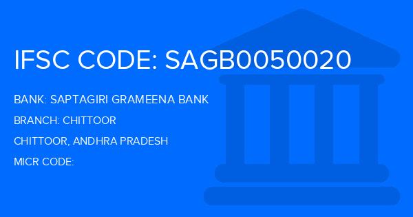 Saptagiri Grameena Bank Chittoor Branch IFSC Code