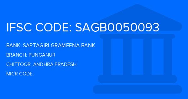 Saptagiri Grameena Bank Punganur Branch IFSC Code