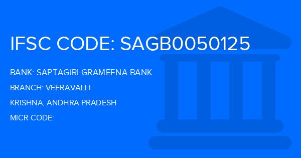 Saptagiri Grameena Bank Veeravalli Branch IFSC Code