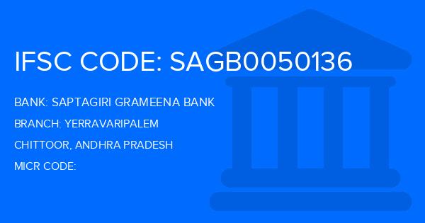 Saptagiri Grameena Bank Yerravaripalem Branch IFSC Code