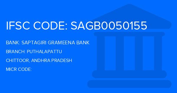 Saptagiri Grameena Bank Puthalapattu Branch IFSC Code