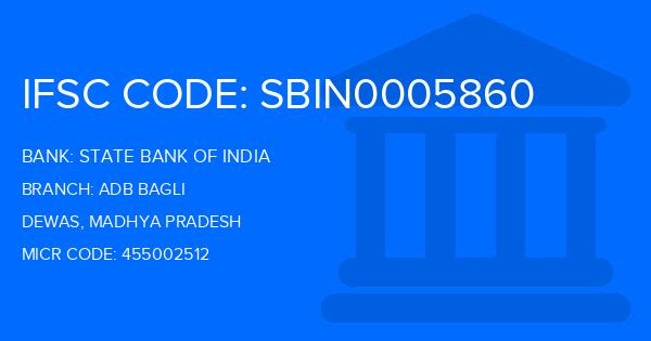 State Bank Of India (SBI) Adb Bagli Branch IFSC Code