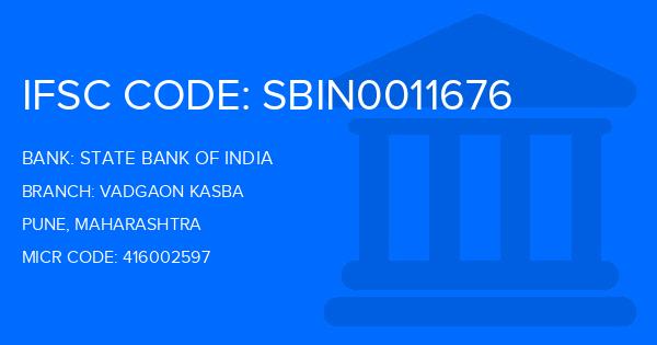 State Bank Of India (SBI) Vadgaon Kasba Branch IFSC Code