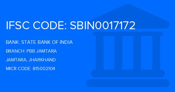 State Bank Of India (SBI) Pbb Jamtara Branch IFSC Code