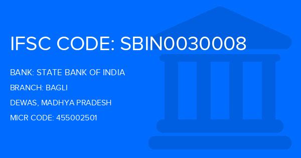 State Bank Of India (SBI) Bagli Branch IFSC Code