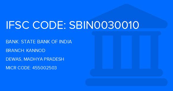 State Bank Of India (SBI) Kannod Branch IFSC Code