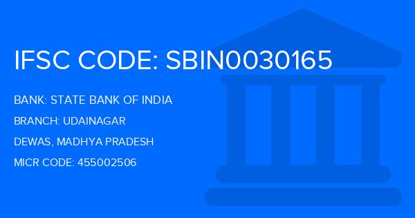 State Bank Of India (SBI) Udainagar Branch IFSC Code