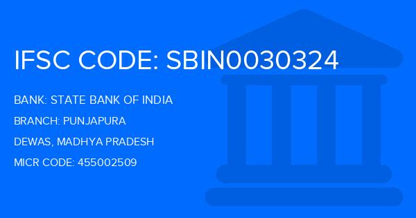 State Bank Of India (SBI) Punjapura Branch IFSC Code