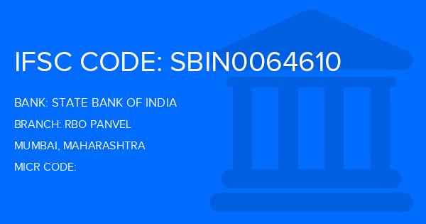 State Bank Of India (SBI) Rbo Panvel Branch IFSC Code